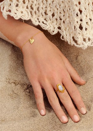 Cardi bracelet Forgyldt Maanesten 